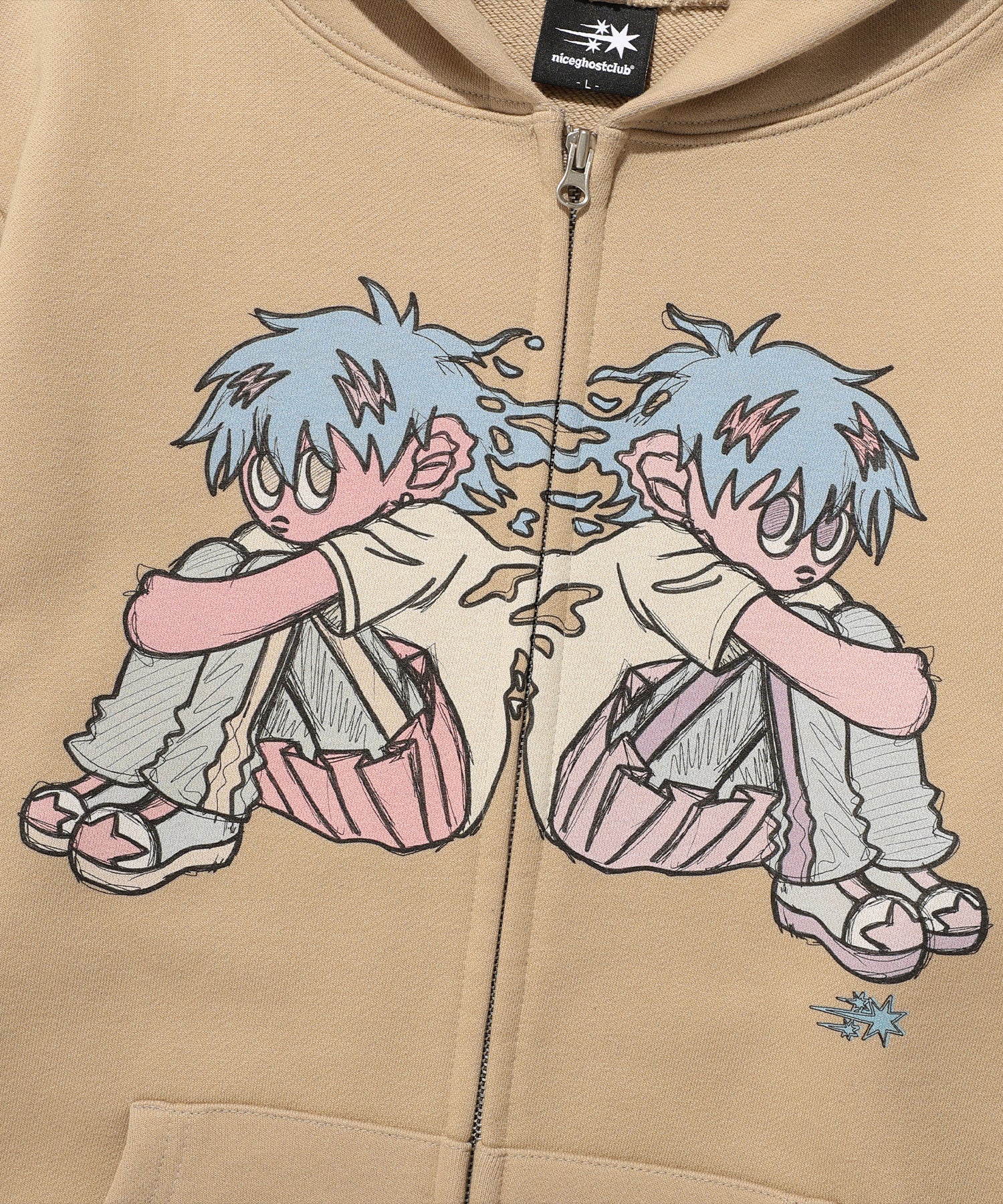 Nice Ghost Club NGC Boy Hoodie Zip Up