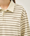 Marithé François Girbaud Stripe Pique Long Sleeve Tee