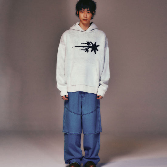 Nice Ghost Club Layered Washed Jeans