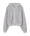Bitter Cells Posy Fur Cardigan - Grey