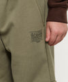 Marithé François Girbaud Kids Doodle Classic Logo Cargo Sweat Pants Black