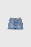 General Idea WOMAN Washed Denim Mini Skirt