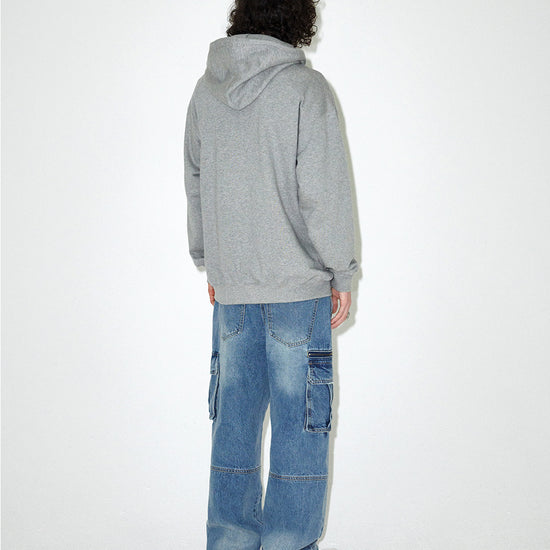 Mahagrid ECLIPSE RAW CUT ZIP UP HOODIE