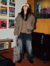 ADLV Leopard Print Basic Logo Eco Bag