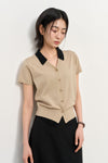 General Idea WOMAN Layered Essential Half Cardigan