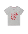 Cavish Vintage Flower Raglan Short Sleeve Tee