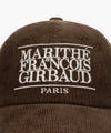 Marithé François Girbaud Corduroy Classic Logo Cap
