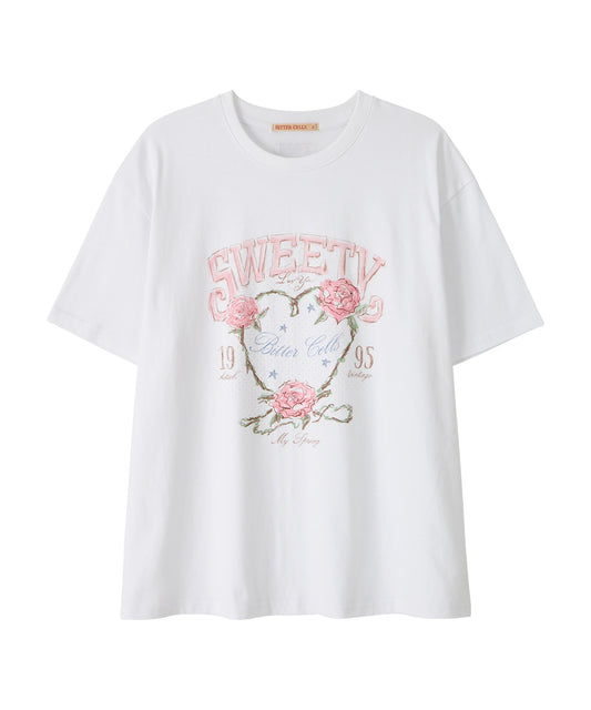 Bitter Cells Rose Petal Tee