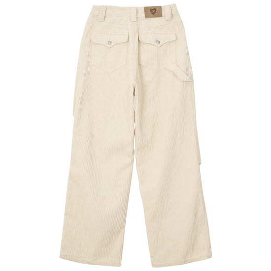 Bitter Cells Owl Corduroy Pants-Cream