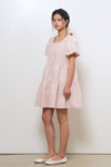 General Idea WOMAN Wrinkle Volume Puff One-Piece Dress