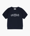 Marithé François Girbaud Kids Raglan Short Sleeve Sweatshirt Light Heather Gray