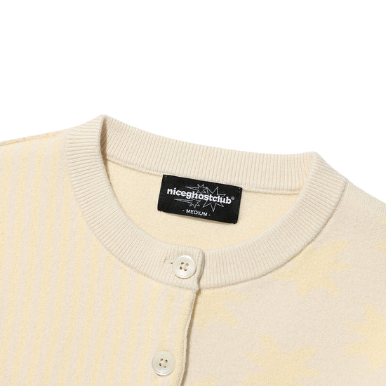 Nice Ghost Club Patchwork Knit Cardigan