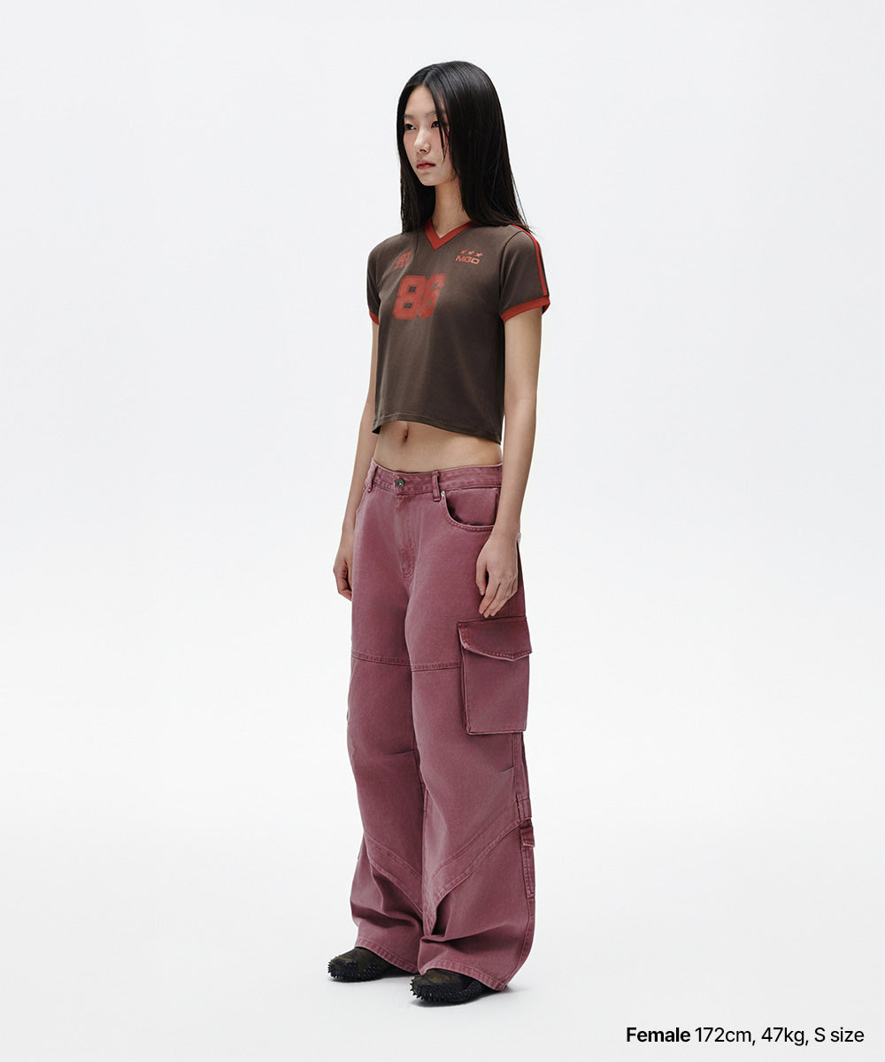 Mahagrid Football Ringer Tee