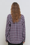 General Idea WOMAN Loose Fit Natural Check Shirt