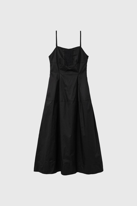 General Idea WOMAN Lace Sleeveless Long Dress [BLACK]