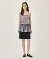 Marithé François Girbaud W SHIRRING SLEEVELESS DRESS