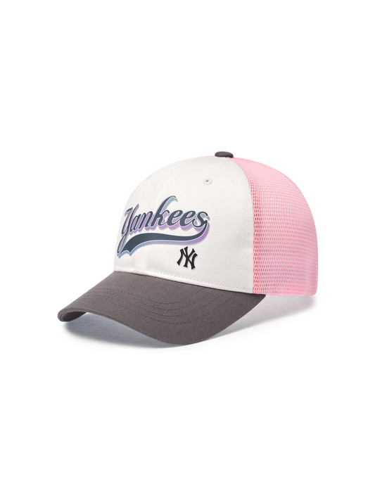 MLB Vintage Cursive Logo Mesh Ballcap