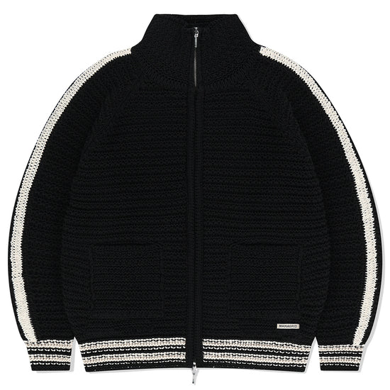 Mahagrid TRACK KNIT ZIP-UP