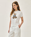 Marithé François Girbaud W DOODLE BEAR TEE