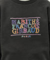 Marithé François Girbaud Kids Doodle Classic Logo Sweatshirt in Brushed Dark Green