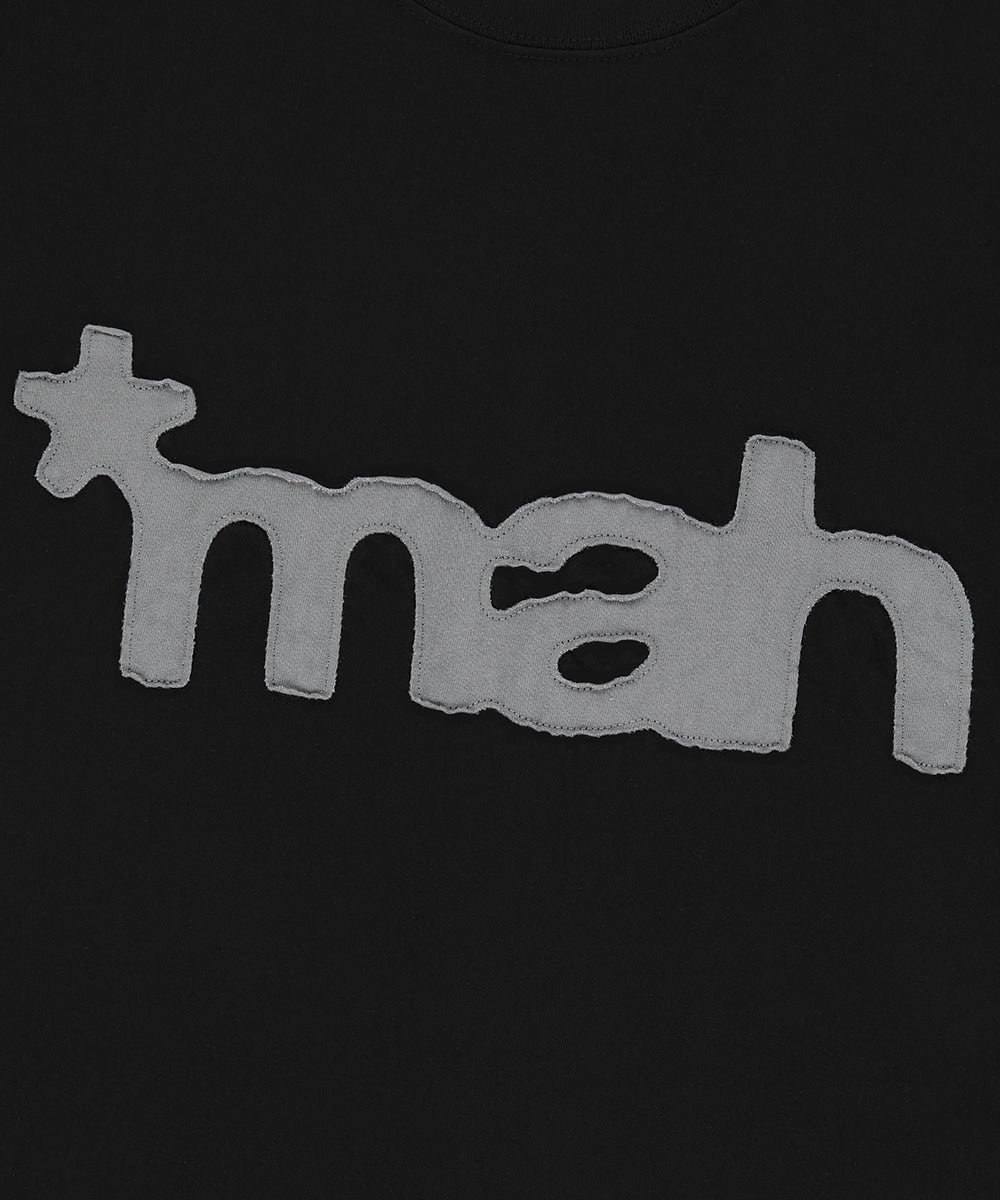 Mahagrid mah Cut Off Applique Tee [Black]