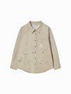 ADLV Paint Effect Oversize Shirt