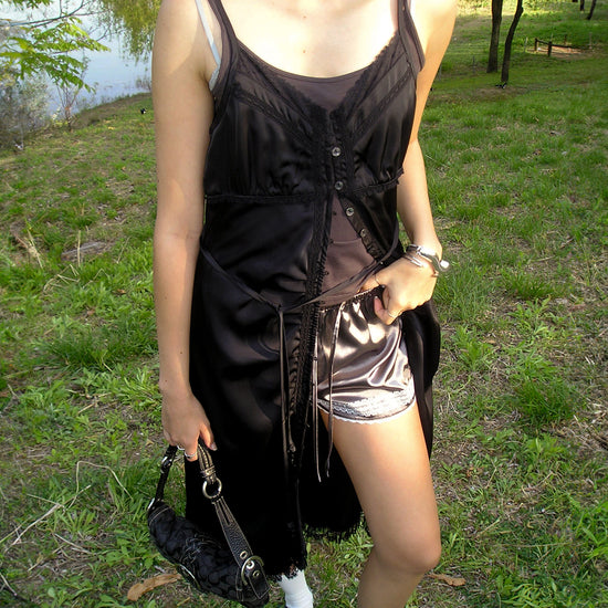 Bitter Cells Haven Satin Long Dress