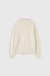 General Idea UNISEX Waffle Bouclé Collar Cardigan