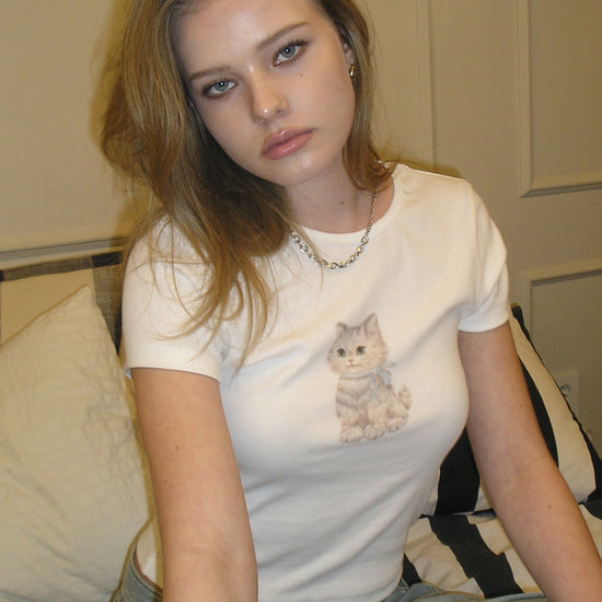 Bitter Cells Kitty Cherry Tee