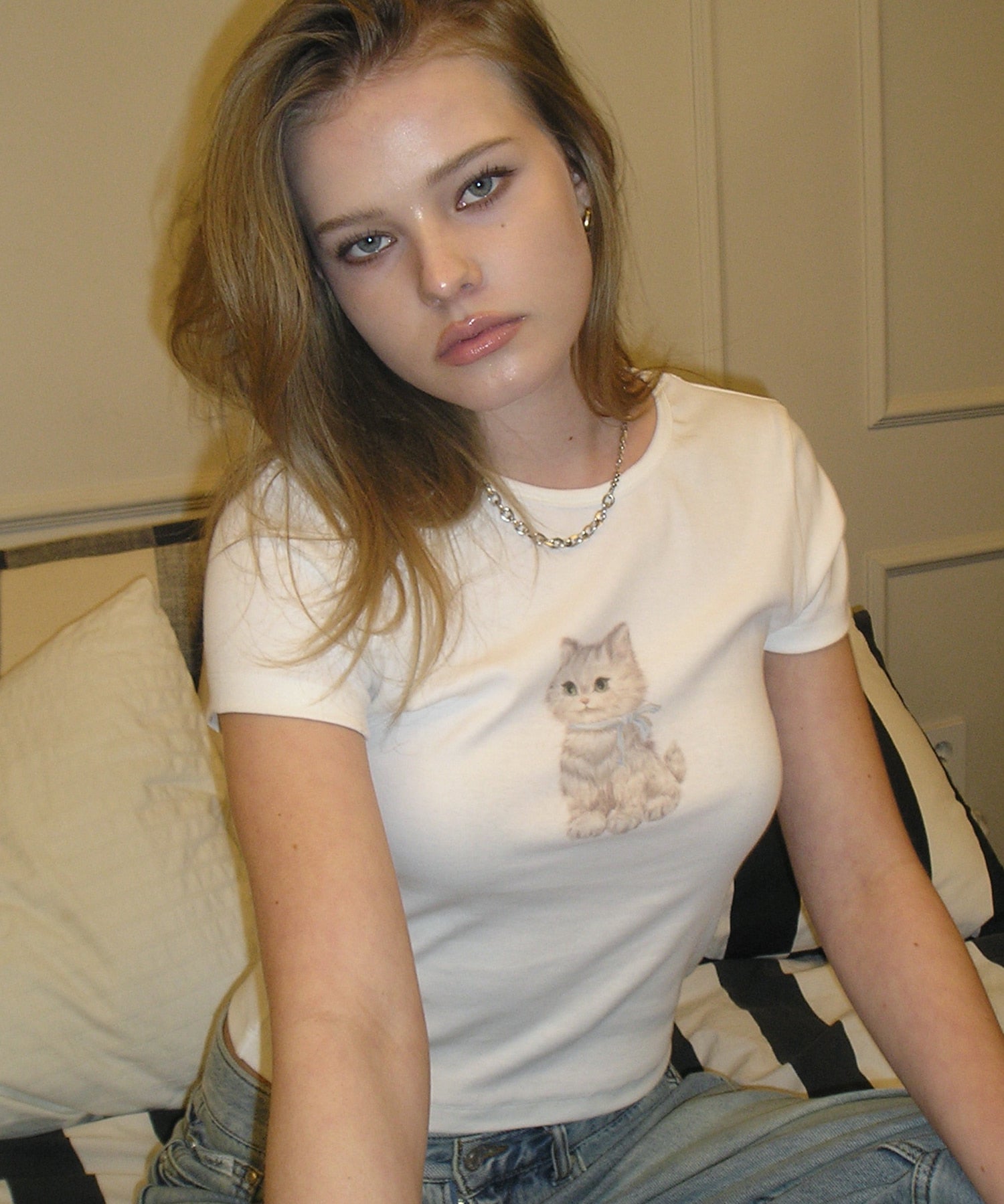 Bitter Cells Kitty Cherry Tee