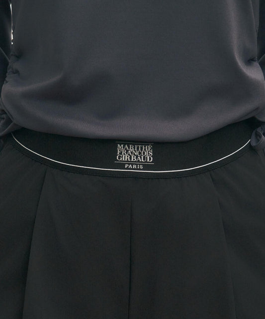 Marithé François Girbaud Marithé SPORT W PIN-TUCK WIDE PANTS black