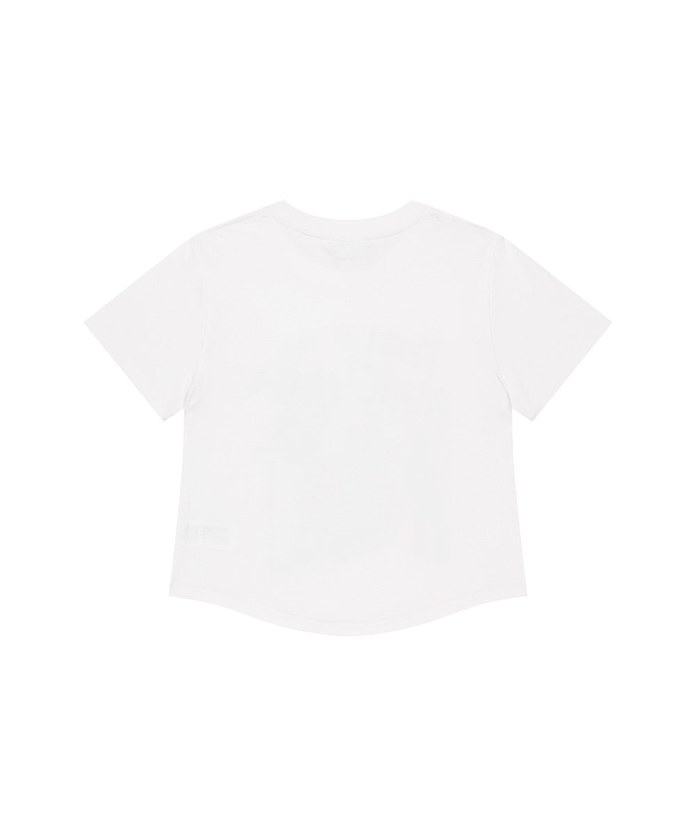 Mahagrid DON'T PANIC ROUND CROP TEE