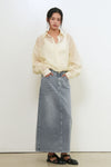 General Idea WOMAN Summer Sheer Layered Blouson Shirt