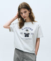 Marithé François Girbaud Doodle Bear Image Graphic Tee