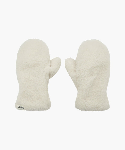 Marithé François Girbaud Regular Logo Fur Mittens