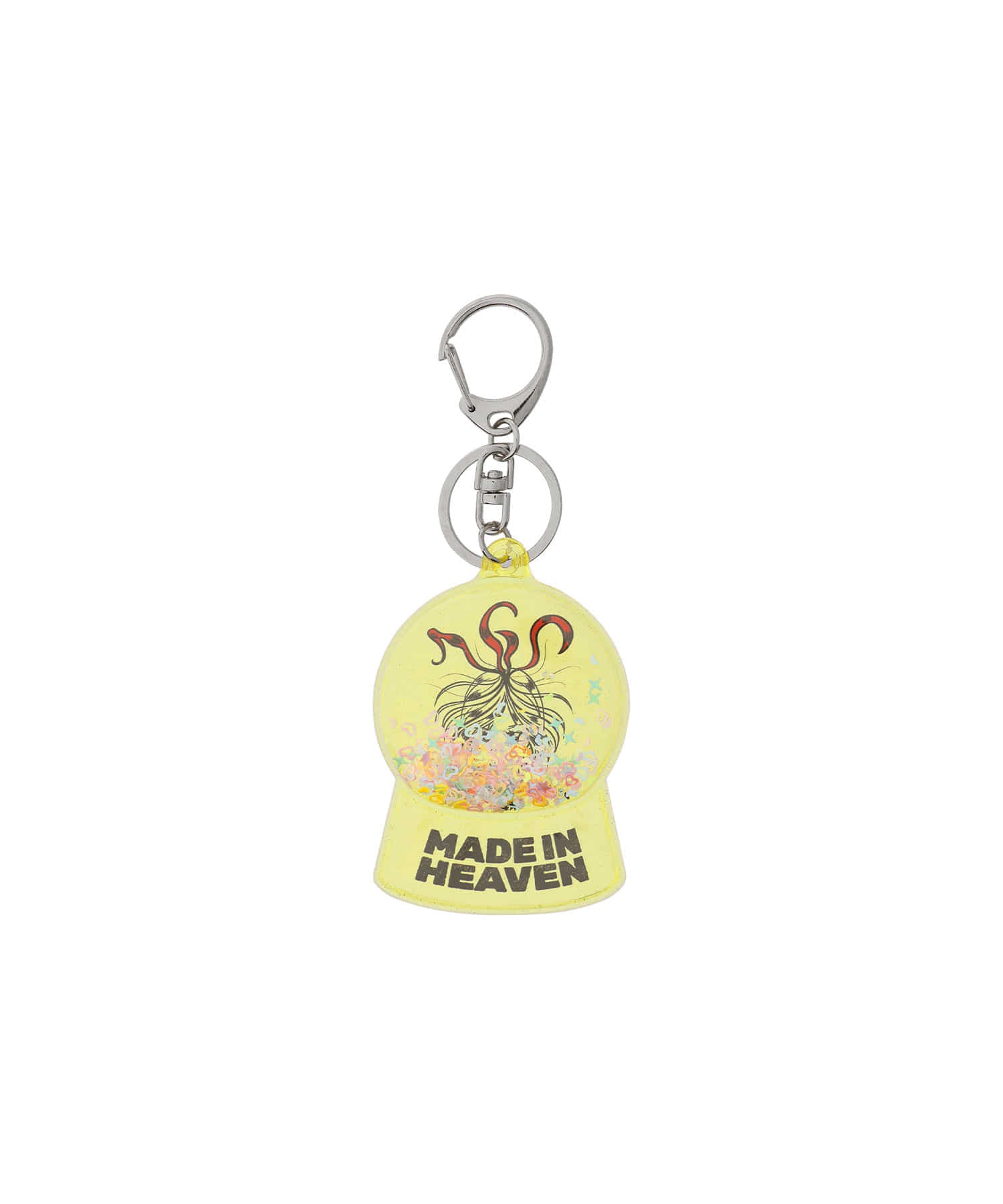 Nice Ghost Club Ghost Angel Snowball Key Chain [Yellow]
