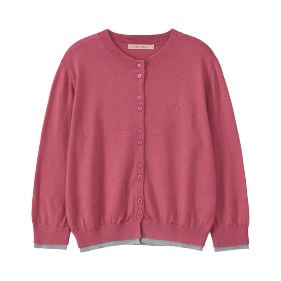 Bitter Cells Essential Layered Half Knit Cardigan
