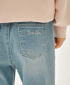 Marithé François Girbaud Kids Wide Flared Denim Pants