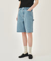 Marithé François Girbaud W CARPENTER DENIM SHORTS