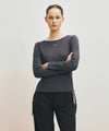 Marithé François Girbaud Marithé SPORT W ATHLEISURE LONG SLEEVE charcoal