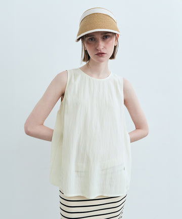 Marithé François Girbaud W Long Sleeveless Cream