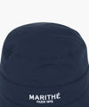 Marithé François Girbaud Kids Nylon Wide Bucket Hat