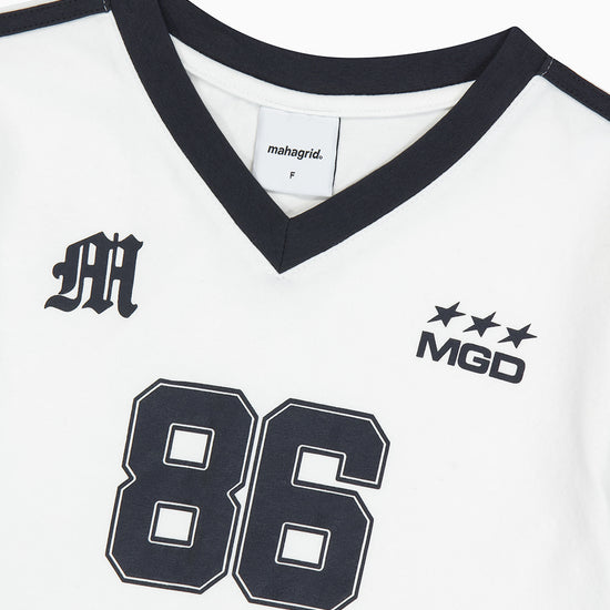 Mahagrid Football Ringer Tee