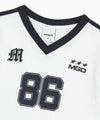 Mahagrid Football Ringer Tee