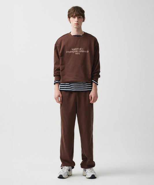 Marithé François Girbaud Lettering Logo Sweatpants