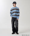Mahagrid Star Flared Denim Pants [Black]