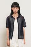 General Idea WOMAN Loose Fit Crochet Lace Half Cardigan