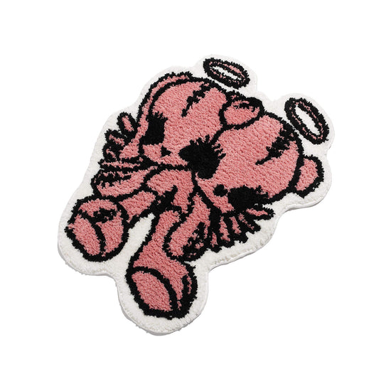Nice Ghost Club Cotton Doll Angel Rug Mat [Pink]