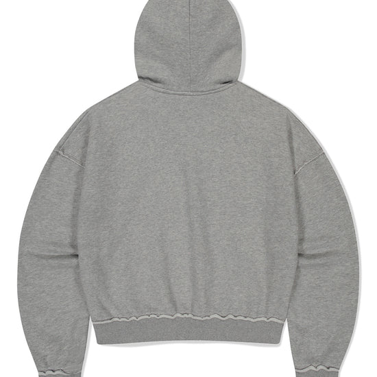 Mahagrid Raw Cut Pray Crop Hoodie
