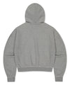 Mahagrid Raw Cut Pray Crop Hoodie